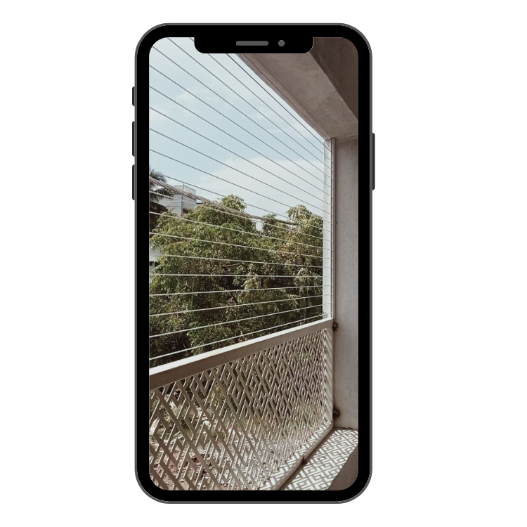 Invisible Grills for Baclony